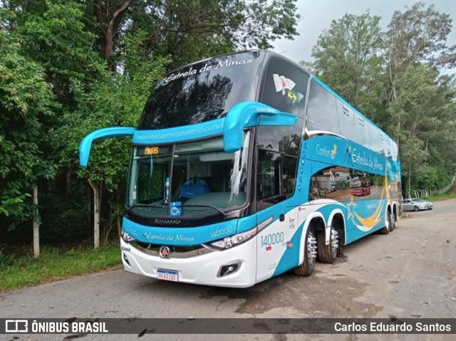 Estrela de Minas Viagens e Turismo 140000 na cidade de São João del Rei, Minas Gerais, Brasil, por Carlos Eduardo Santos. Número da foto: #9626347.