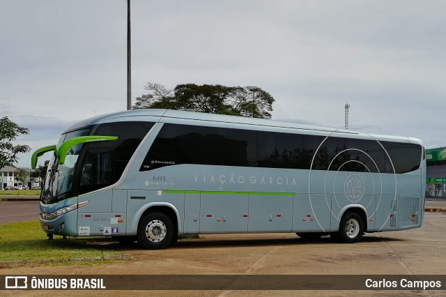 Viação Garcia 8493 na cidade de Cascavel, Paraná, Brasil, por Carlos Campos. Número da foto: #9623088.