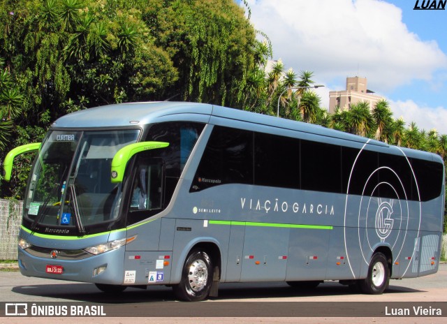 Viação Garcia 8503 na cidade de Curitiba, Paraná, Brasil, por Luan Vieira. Número da foto: #9625983.