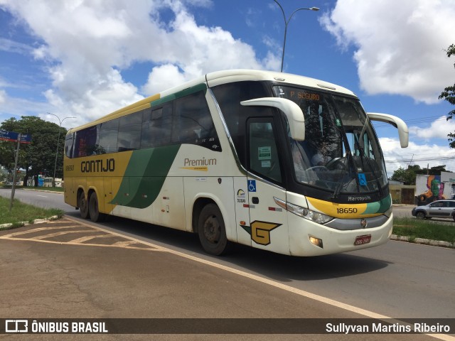 Empresa Gontijo de Transportes 18650 na cidade de Anápolis, Goiás, Brasil, por Sullyvan Martins Ribeiro. ID da foto: 9626078.