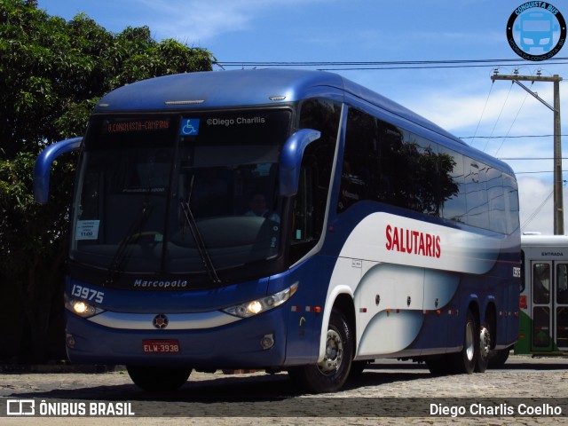 Viação Salutaris e Turismo 13975 na cidade de Vitória da Conquista, Bahia, Brasil, por Diego Charlis Coelho. ID da foto: 9624442.