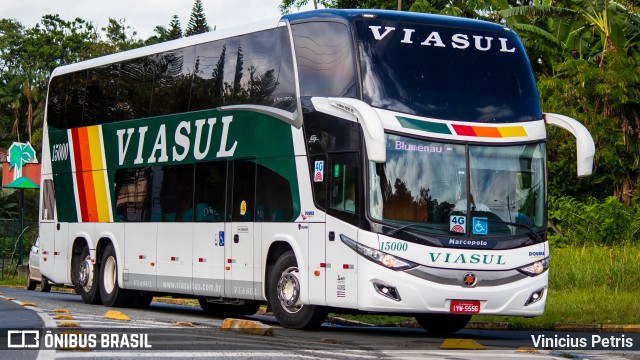 Viasul - Auto Viação Venâncio Aires 15000 na cidade de Joinville, Santa Catarina, Brasil, por Vinicius Petris. ID da foto: 9624841.