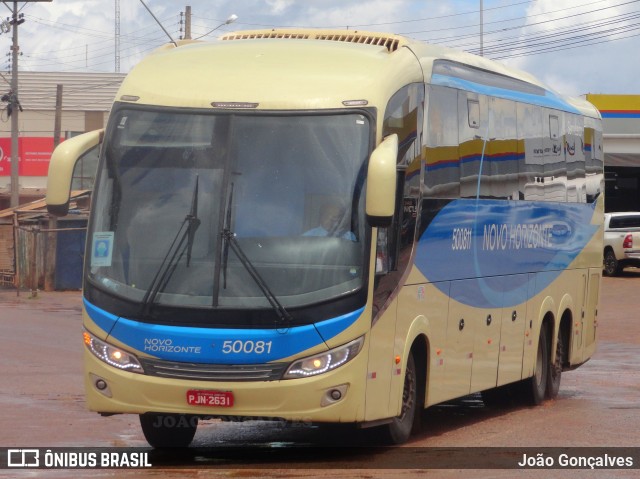 Viação Novo Horizonte 500811 na cidade de Luziânia, Goiás, Brasil, por João Gonçalves. ID da foto: 9625245.