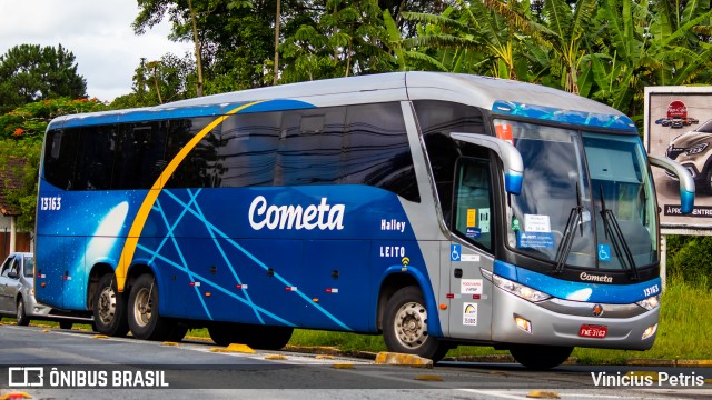 Viação Cometa 13163 na cidade de Joinville, Santa Catarina, Brasil, por Vinicius Petris. ID da foto: 9624909.