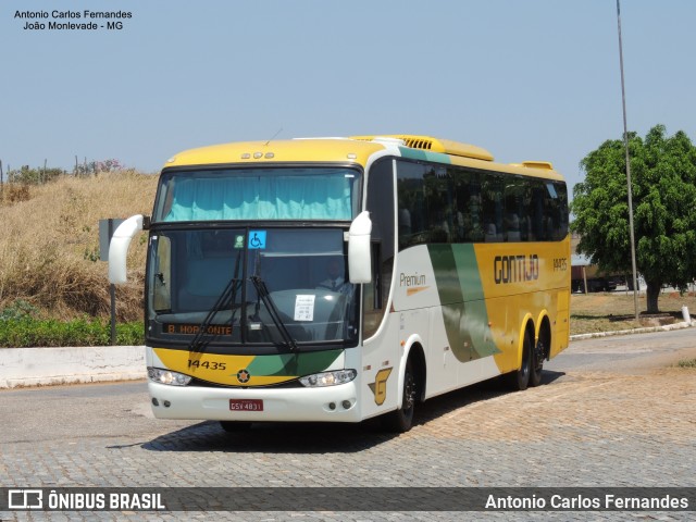 Empresa Gontijo de Transportes 14435 na cidade de João Monlevade, Minas Gerais, Brasil, por Antonio Carlos Fernandes. ID da foto: 9627267.