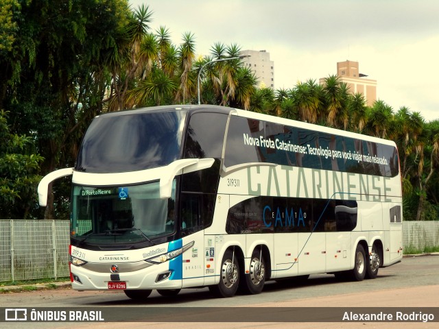 Auto Viação Catarinense 319311 na cidade de Curitiba, Paraná, Brasil, por Alexandre Rodrigo. ID da foto: 9627403.