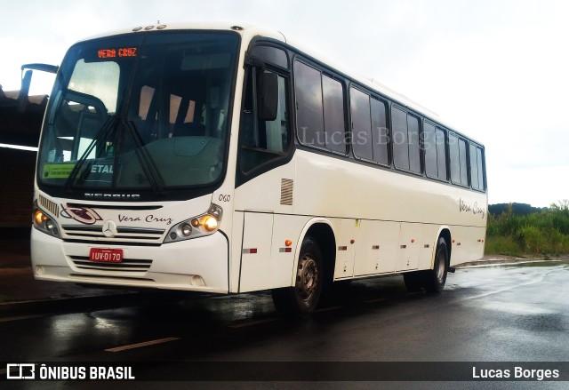 Vera Cruz Transporte e Turismo 060 na cidade de Tapira, Minas Gerais, Brasil, por Lucas Borges . Número da foto: #9628739.