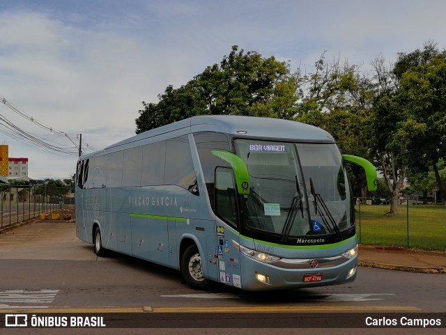 Viação Garcia 8345 na cidade de Cascavel, Paraná, Brasil, por Carlos Campos. ID da foto: 9626519.