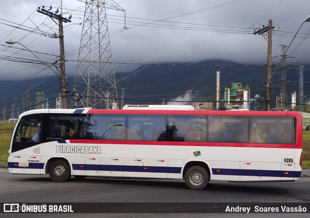 Viação Piracicabana 4395 na cidade de Cubatão, São Paulo, Brasil, por Andrey  Soares Vassão. Número da foto: #9627506.