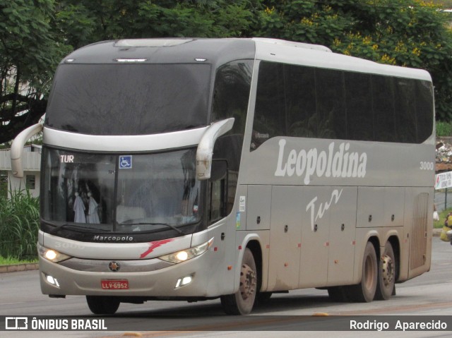 Leopoldina Turismo 3000 na cidade de Conselheiro Lafaiete, Minas Gerais, Brasil, por Rodrigo  Aparecido. Número da foto: #9628400.