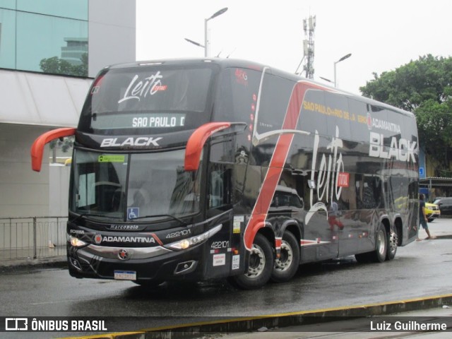 Expresso Adamantina 422101 na cidade de Rio de Janeiro, Rio de Janeiro, Brasil, por Luiz Guilherme. ID da foto: 9628549.