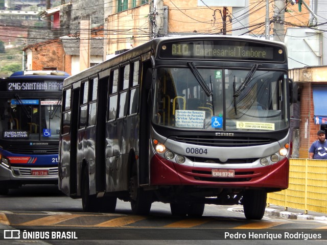 Auto Viação Urubupungá 00804 na cidade de Santana de Parnaíba, São Paulo, Brasil, por Pedro Henrique Rodrigues . ID da foto: 9627024.