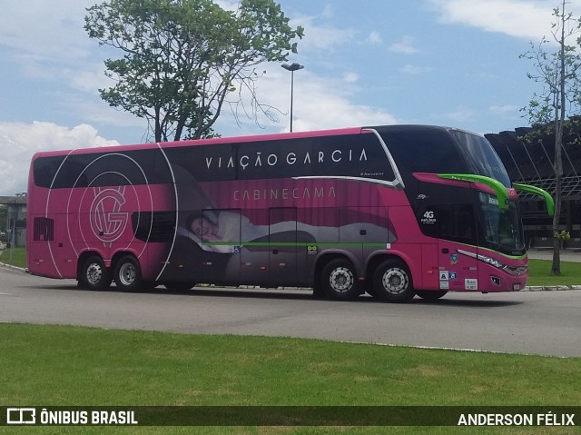 Viação Garcia 86125 na cidade de Florianópolis, Santa Catarina, Brasil, por ANDERSON FÉLIX. ID da foto: 9628003.