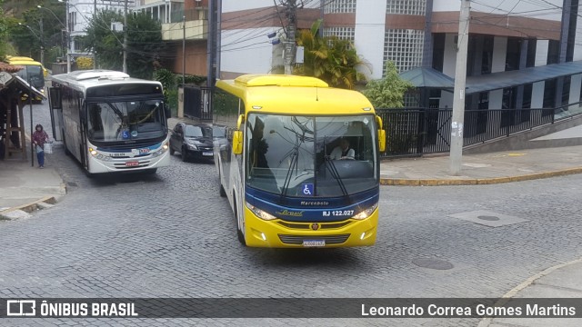 Brasil SA Transporte e Turismo RJ 122.027 na cidade de Nova Friburgo, Rio de Janeiro, Brasil, por Leonardo Correa Gomes Martins. Número da foto: #9628268.
