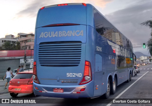 Viação Águia Branca 50240 na cidade de Cariacica, Espírito Santo, Brasil, por Everton Costa Goltara. Número da foto: #9626929.