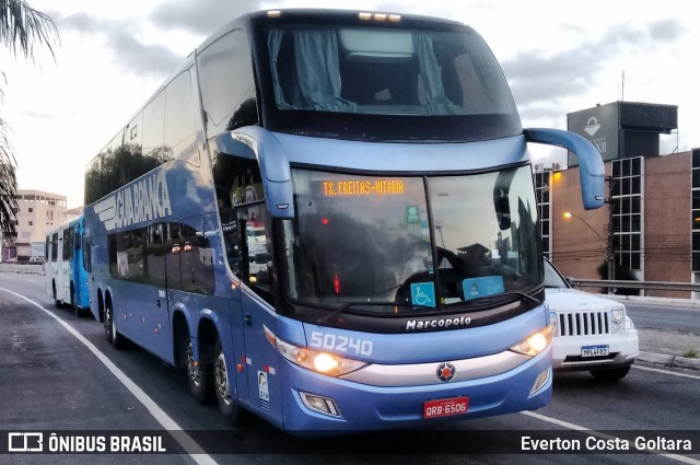 Viação Águia Branca 50240 na cidade de Cariacica, Espírito Santo, Brasil, por Everton Costa Goltara. Número da foto: #9626926.