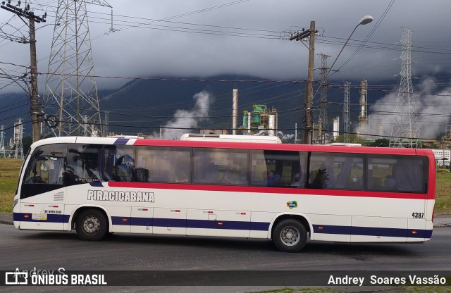 Viação Piracicabana 4397 na cidade de Cubatão, São Paulo, Brasil, por Andrey  Soares Vassão. Número da foto: #9627524.