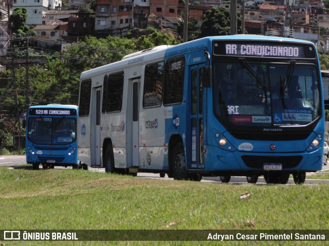 Expresso Santa Paula 16206 na cidade de Vitória, Espírito Santo, Brasil, por Adryan Cesar Pimentel Santana. Número da foto: #9632233.
