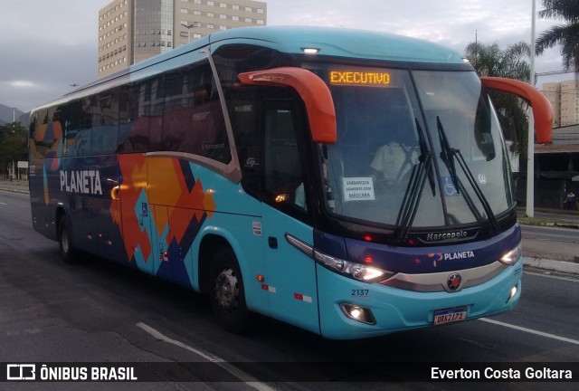 Planeta Transportes Rodoviários 2137 na cidade de Cariacica, Espírito Santo, Brasil, por Everton Costa Goltara. ID da foto: 9632343.