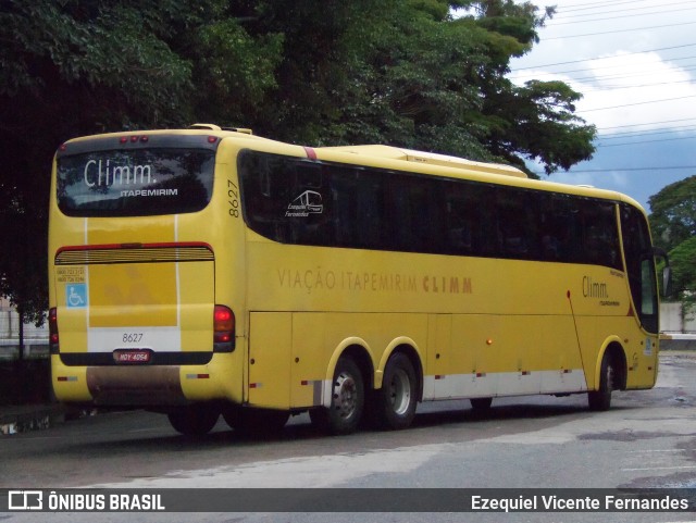 Viação Itapemirim 8627 na cidade de São José dos Campos, São Paulo, Brasil, por Ezequiel Vicente Fernandes. ID da foto: 9633072.