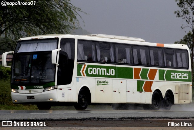 Empresa Gontijo de Transportes 20225 na cidade de Manoel Vitorino, Bahia, Brasil, por Filipe Lima. Número da foto: #9632772.