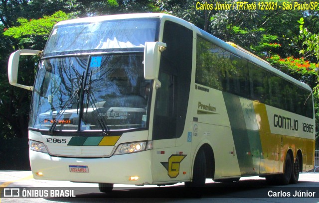 Empresa Gontijo de Transportes 12865 na cidade de São Paulo, São Paulo, Brasil, por Carlos Júnior. ID da foto: 9631017.