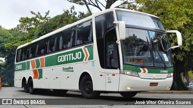 Empresa Gontijo de Transportes 21180 na cidade de São Paulo, São Paulo, Brasil, por José Vitor Oliveira Soares. ID da foto: 9632571.