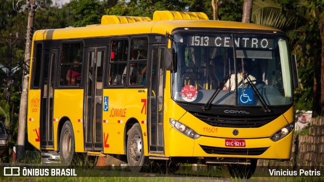 Gidion Transporte e Turismo 11601 na cidade de Joinville, Santa Catarina, Brasil, por Vinicius Petris. ID da foto: 9631706.