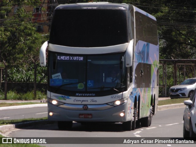 ComperTur Transportes Turísticos 12250 na cidade de Vitória, Espírito Santo, Brasil, por Adryan Cesar Pimentel Santana. ID da foto: 9632245.