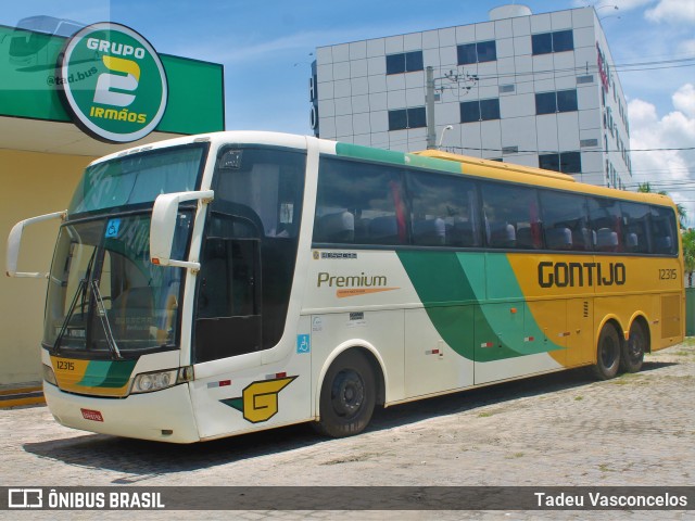 Empresa Gontijo de Transportes 12315 na cidade de Eunápolis, Bahia, Brasil, por Tadeu Vasconcelos. Número da foto: #9629973.