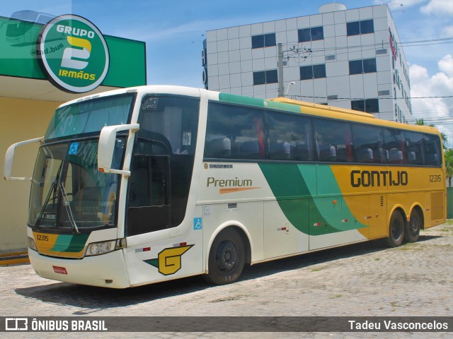 Empresa Gontijo de Transportes 12315 na cidade de Eunápolis, Bahia, Brasil, por Tadeu Vasconcelos. ID da foto: 9629973.