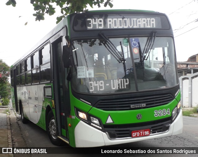 VB Transportes e Turismo 3284 na cidade de Campinas, São Paulo, Brasil, por Leonardo Sebastiao dos Santos Rodrigues. ID da foto: 9630000.