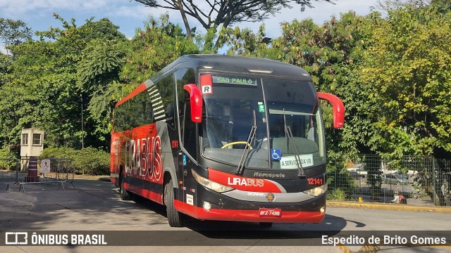 Lirabus 12141 na cidade de São Paulo, São Paulo, Brasil, por Espedito de Brito Gomes. Número da foto: #9630305.