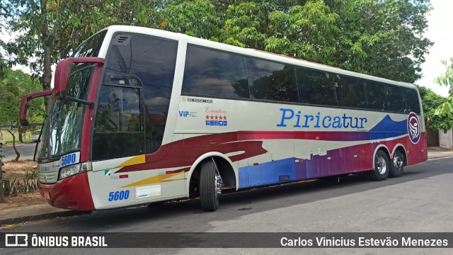 Piricatur Turismo 5600 na cidade de Dracena, São Paulo, Brasil, por Carlos Vinicius Estevão Menezes. ID da foto: 9631045.