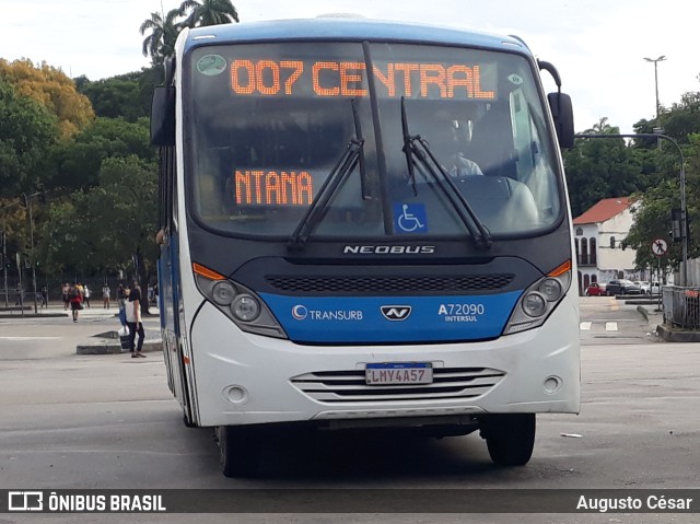 Transurb A72090 na cidade de Rio de Janeiro, Rio de Janeiro, Brasil, por Augusto César. Número da foto: #9629879.