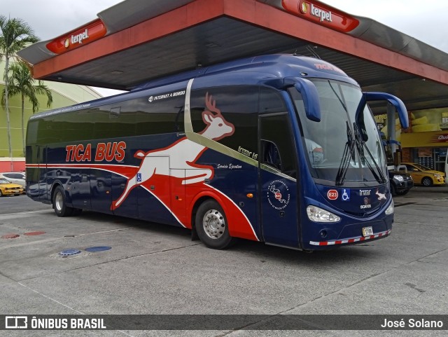 Tica Bus Transportes Internacionales Centroamericanos E23 na cidade de Panama City, Panamá, por José Solano. Número da foto: #9631532.