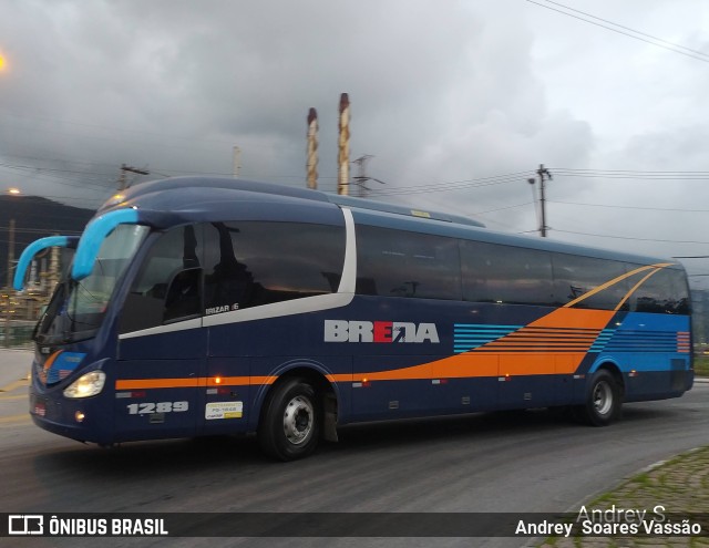 Breda Transportes e Serviços 1289 na cidade de Cubatão, São Paulo, Brasil, por Andrey  Soares Vassão. ID da foto: 9632238.