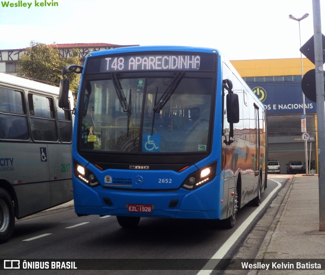 City Transporte Urbano Intermodal Sorocaba 2652 na cidade de Sorocaba, São Paulo, Brasil, por Weslley Kelvin Batista. Número da foto: #9630573.