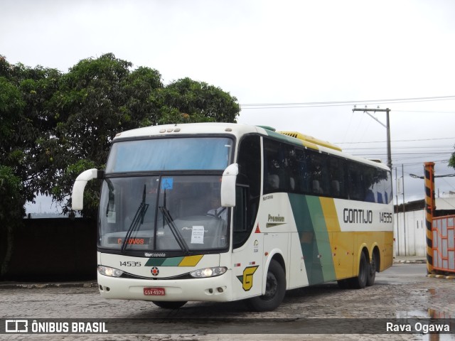 Empresa Gontijo de Transportes 14535 na cidade de Vitória da Conquista, Bahia, Brasil, por Rava Ogawa. Número da foto: #9634201.