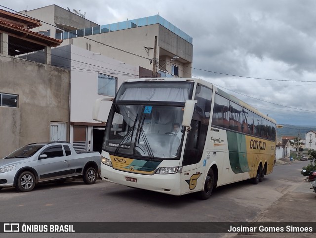 Empresa Gontijo de Transportes 12225 na cidade de Minas Novas, Minas Gerais, Brasil, por Josimar Gomes Simoes. ID da foto: 9633213.