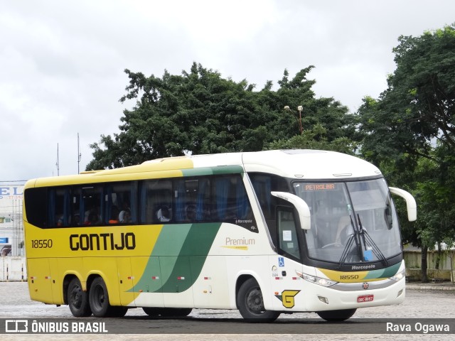 Empresa Gontijo de Transportes 18550 na cidade de Vitória da Conquista, Bahia, Brasil, por Rava Ogawa. ID da foto: 9634019.