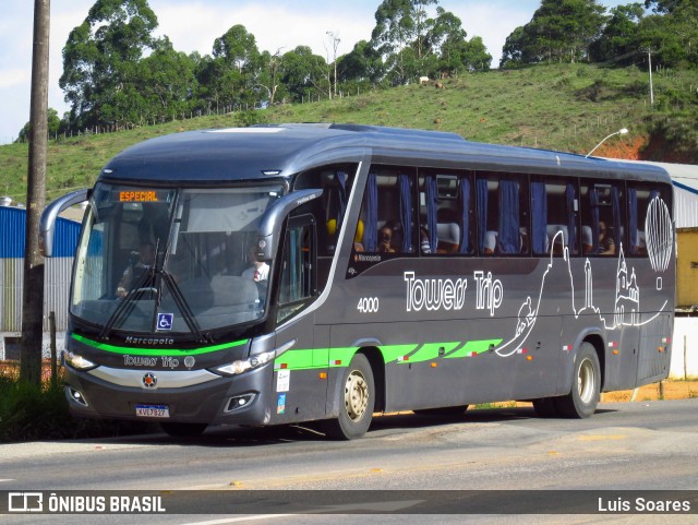 Ônibus Particulares 4000 na cidade de Cajuri, Minas Gerais, Brasil, por Luis Soares. ID da foto: 9634012.