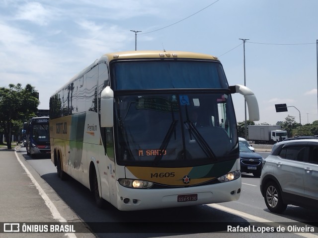 Empresa Gontijo de Transportes 14605 na cidade de São Paulo, São Paulo, Brasil, por Rafael Lopes de Oliveira. ID da foto: 9633427.