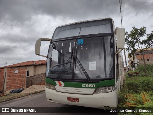 Empresa Gontijo de Transportes 21160 na cidade de Minas Novas, Minas Gerais, Brasil, por Josimar Gomes Simoes. ID da foto: 9633233.