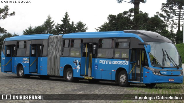 VCG - Viação Campos Gerais 1349 na cidade de Ponta Grossa, Paraná, Brasil, por Busologia Gabrielística. Número da foto: #9633675.