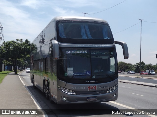 Auto Viação 1001 RJ 108.1143 na cidade de São Paulo, São Paulo, Brasil, por Rafael Lopes de Oliveira. Número da foto: #9634710.