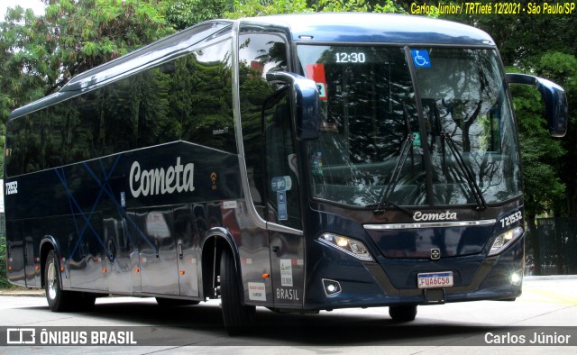 Viação Cometa 721532 na cidade de São Paulo, São Paulo, Brasil, por Carlos Júnior. ID da foto: 9635145.