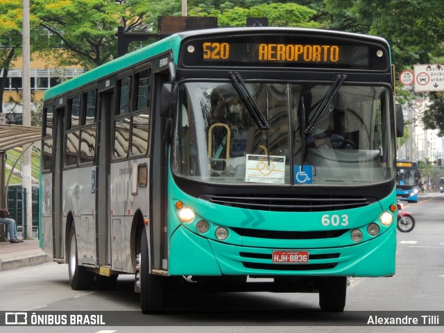 TUSMIL - Transporte Urbano São Miguel 603 na cidade de Juiz de Fora, Minas Gerais, Brasil, por Alexandre Tilli. ID da foto: 9637938.