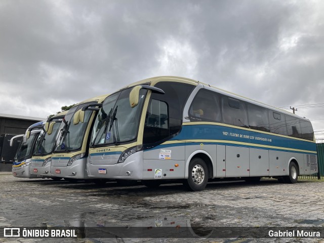 Viação Cometa 1401 na cidade de São Paulo, São Paulo, Brasil, por Gabriel Moura. Número da foto: #9635930.