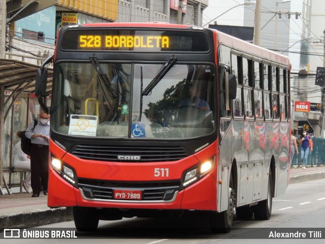 TUSMIL - Transporte Urbano São Miguel 511 na cidade de Juiz de Fora, Minas Gerais, Brasil, por Alexandre Tilli. ID da foto: 9637907.